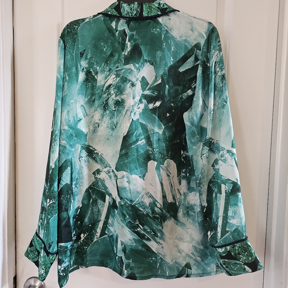 Le Superbe Staycation Top in Emerald Quartz Size 13 Revolve WITHOUT BELT - Picture 6 of 8